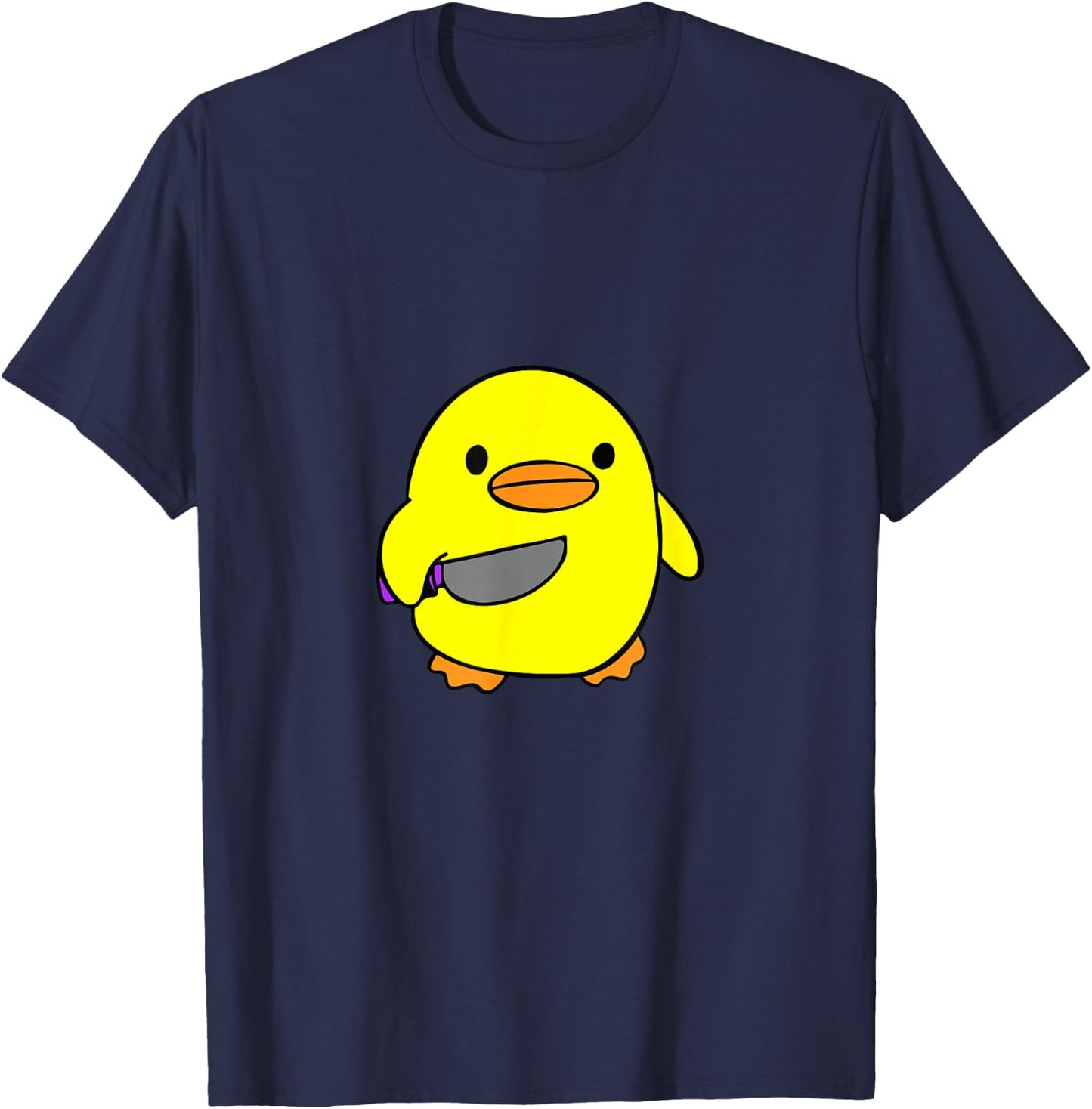 Psycho Duck Killer Duck Crazy Duck - The Duck T-Shirt - T-Shirt | Navy