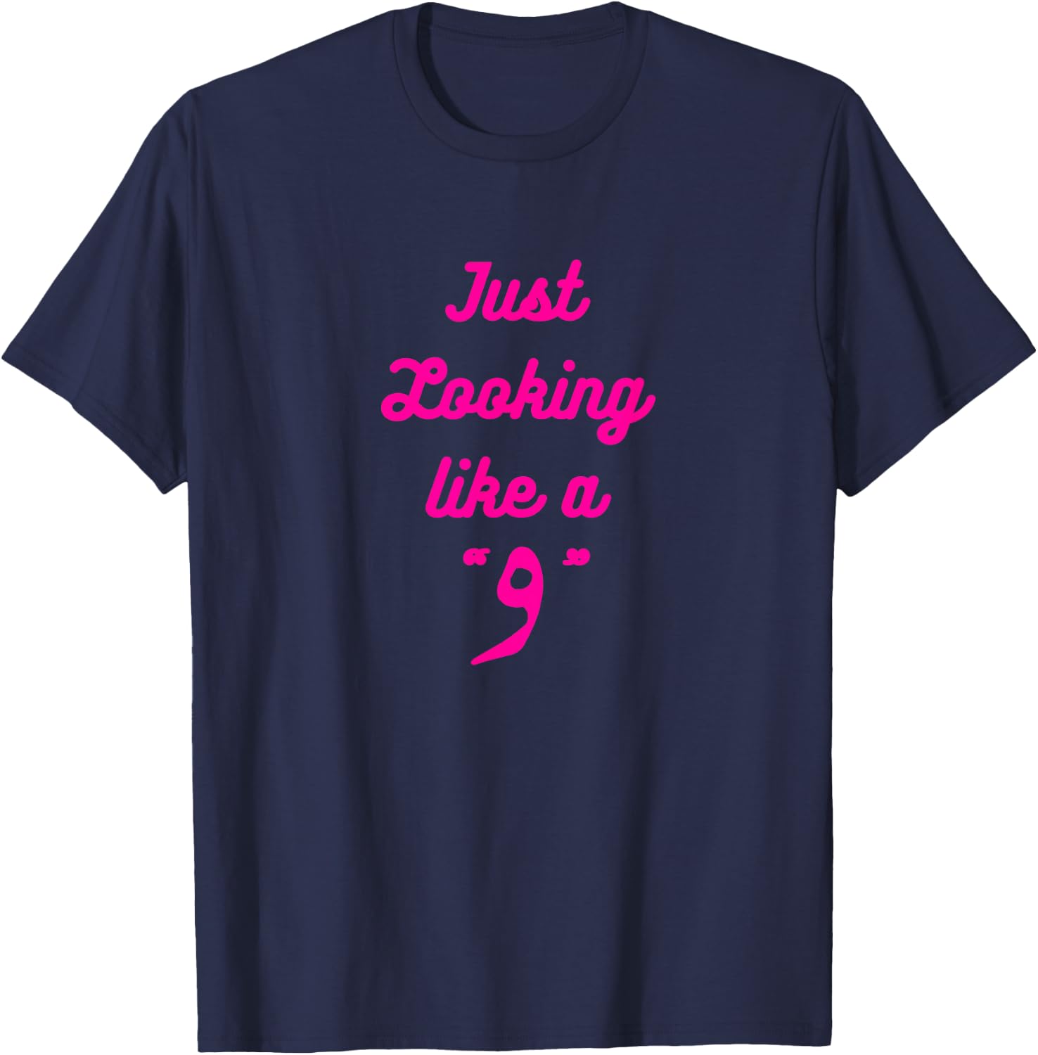 Just looking wow design T-Shirt - T-Shirt | Navy