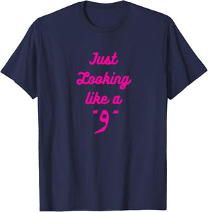 Just looking wow design T-Shirt - T-Shirt | Navy
