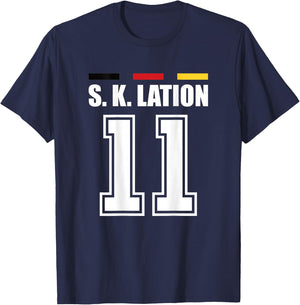 Lustige Namen Deutschland Trikot für Mallorca und die Party T-Shirt - T-Shirt | Navy