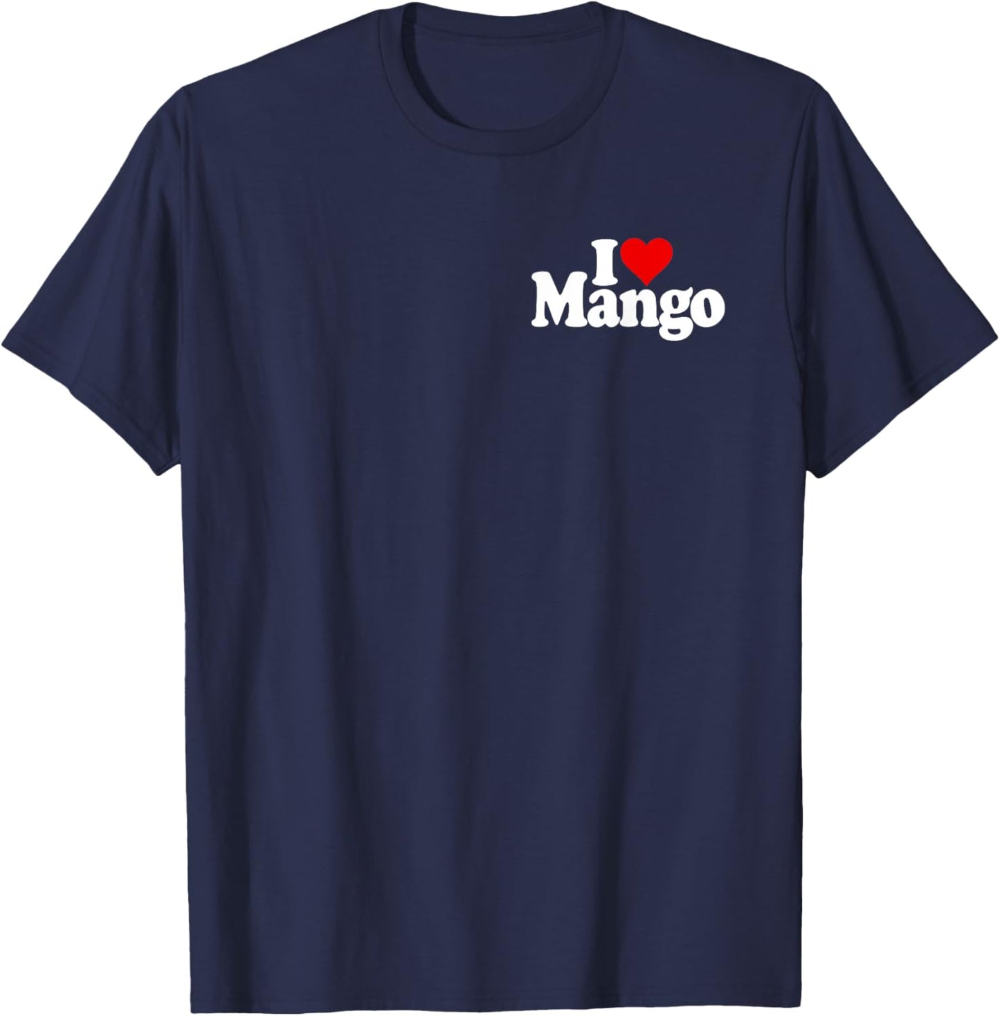 I Love Heart Mango T-Shirt - T-Shirt | Navy