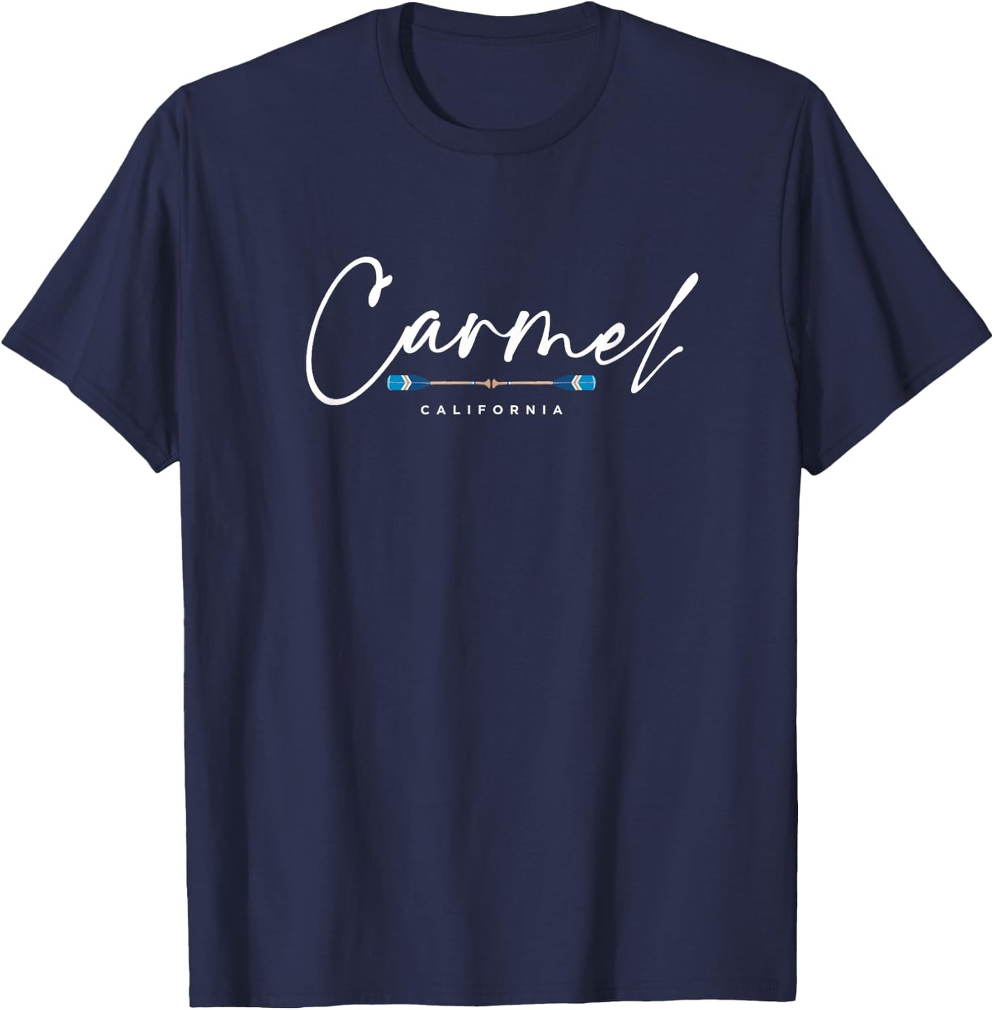 Carmel California Oars Graphic T-Shirt - T-Shirt | Navy