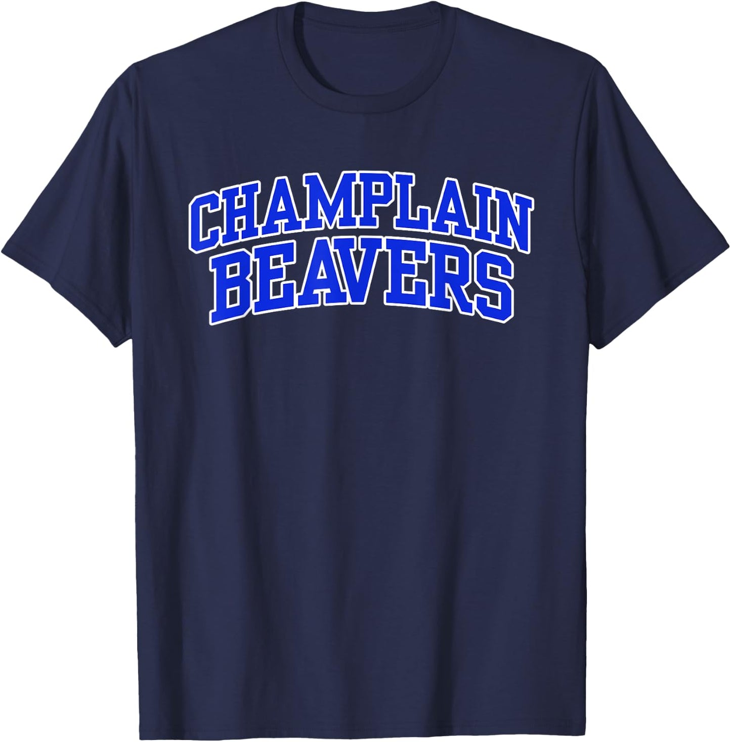 Champlain College Beavers Apparel Sports Fan T-Shirt - T-Shirt | Navy