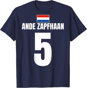 Partnerlook Holland Sauf Trikot Mallorca Vatertag Mannschaft T-Shirt - T-Shirt | Navy
