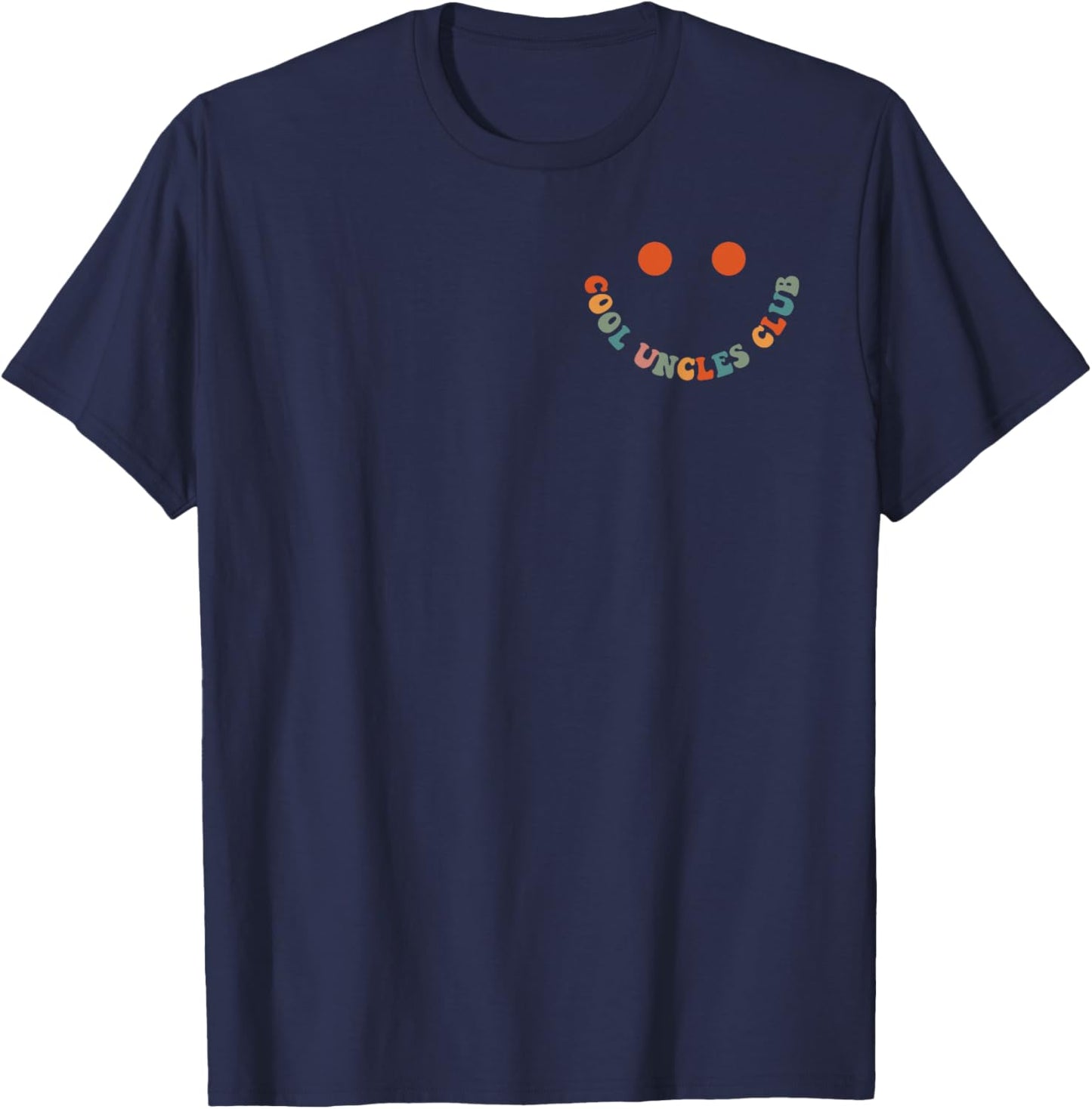 Uncles Shirt Cool Uncles Club Funny New Uncle Men's 2-Sided , black T-Shirt - T-Shirt | Navy
