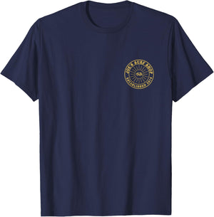 Joe's Surf Sun and a Bear Logo Graphic T-Shirt - T-Shirt | Navy