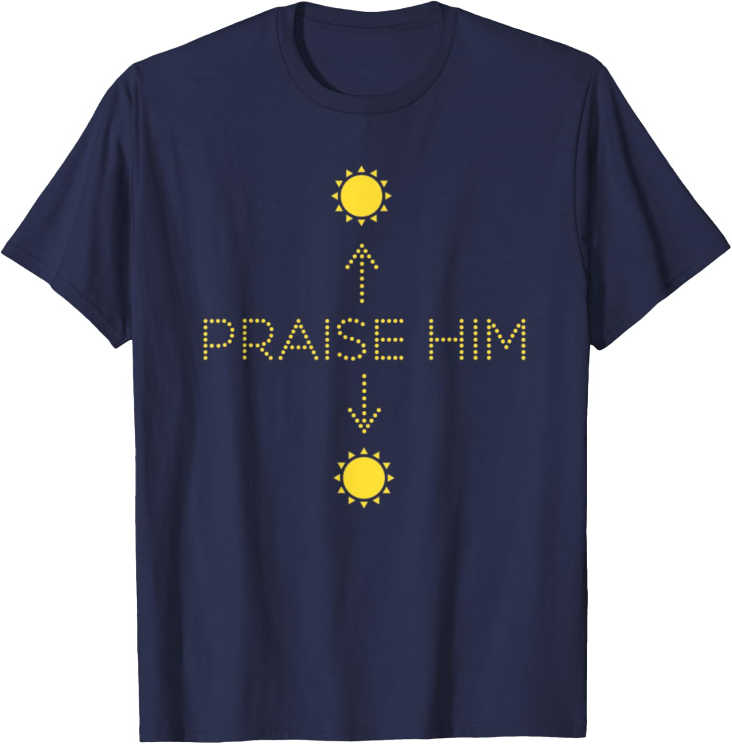 Psalm 113:3 From The Rising Of The Sun Bible Verse Gift T-Shirt - T-Shirt | Navy