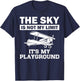 Funny Airplane Aviation Pilot Aircraft Aeroplane Men Women T-Shirt - T-Shirt | Navy