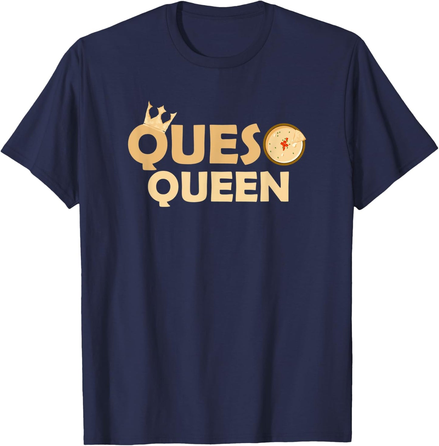 Queso Queen T-Shirt - T-Shirt | Navy