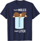 Two Moles Per Litre - Measurement Funny Chemistry Science T-Shirt - T-Shirt | Navy