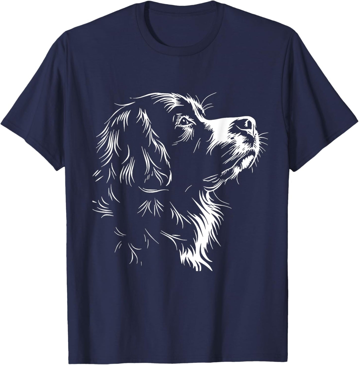 Bernese Mountain Dog Face Graphic Design Women Girls Kids T-Shirt - T-Shirt | Navy