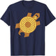 Turtle Hopi Native American strength symbol T-Shirt - T-Shirt | Navy