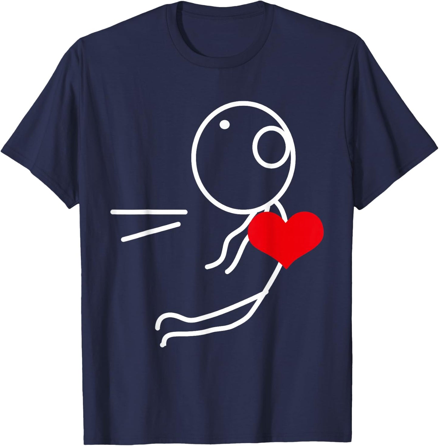 Valentine's Day Duo Couple assortis Love Love Left Right , Black, S T-Shirt - T-Shirt | Navy