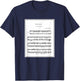 Reveille Sheet Music T-Shirt - T-Shirt | Navy