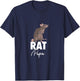 Rat Papa Rat Gift Mouse Funny T-Shirt - T-Shirt | Navy
