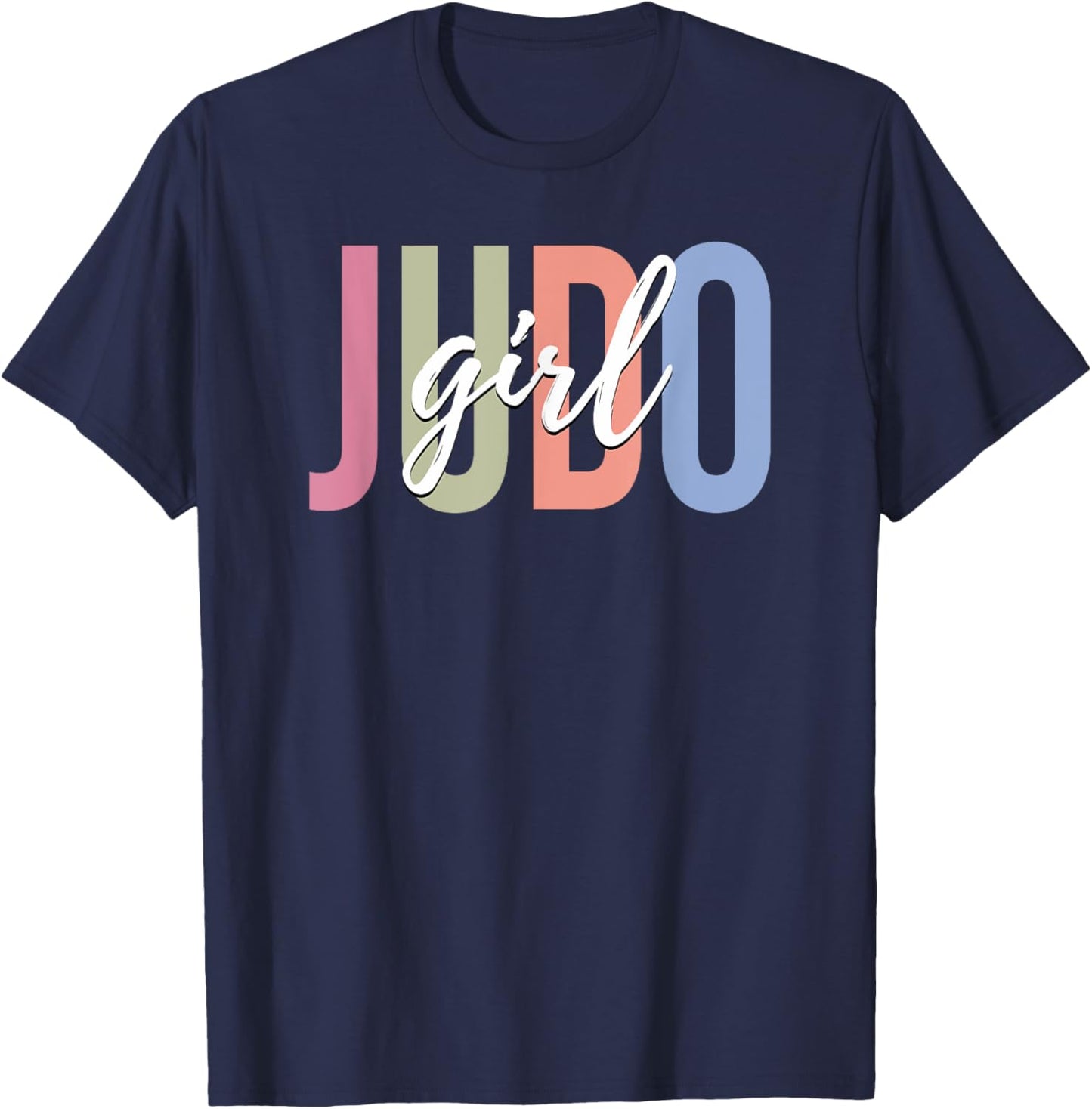 Judo Girl Martial Arts MMA T-Shirt - T-Shirt | Navy