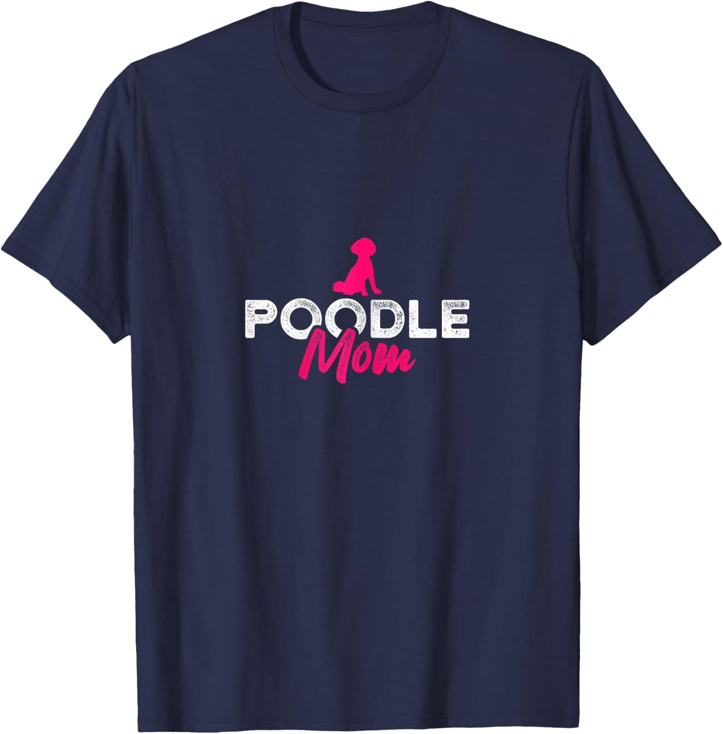 Poodle Mom T-Shirt - T-Shirt | Navy