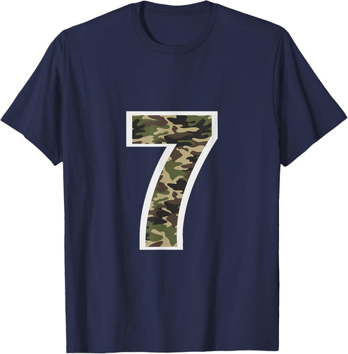 7 My Lucky Number Seven Lucky 7 Camo Camouflage