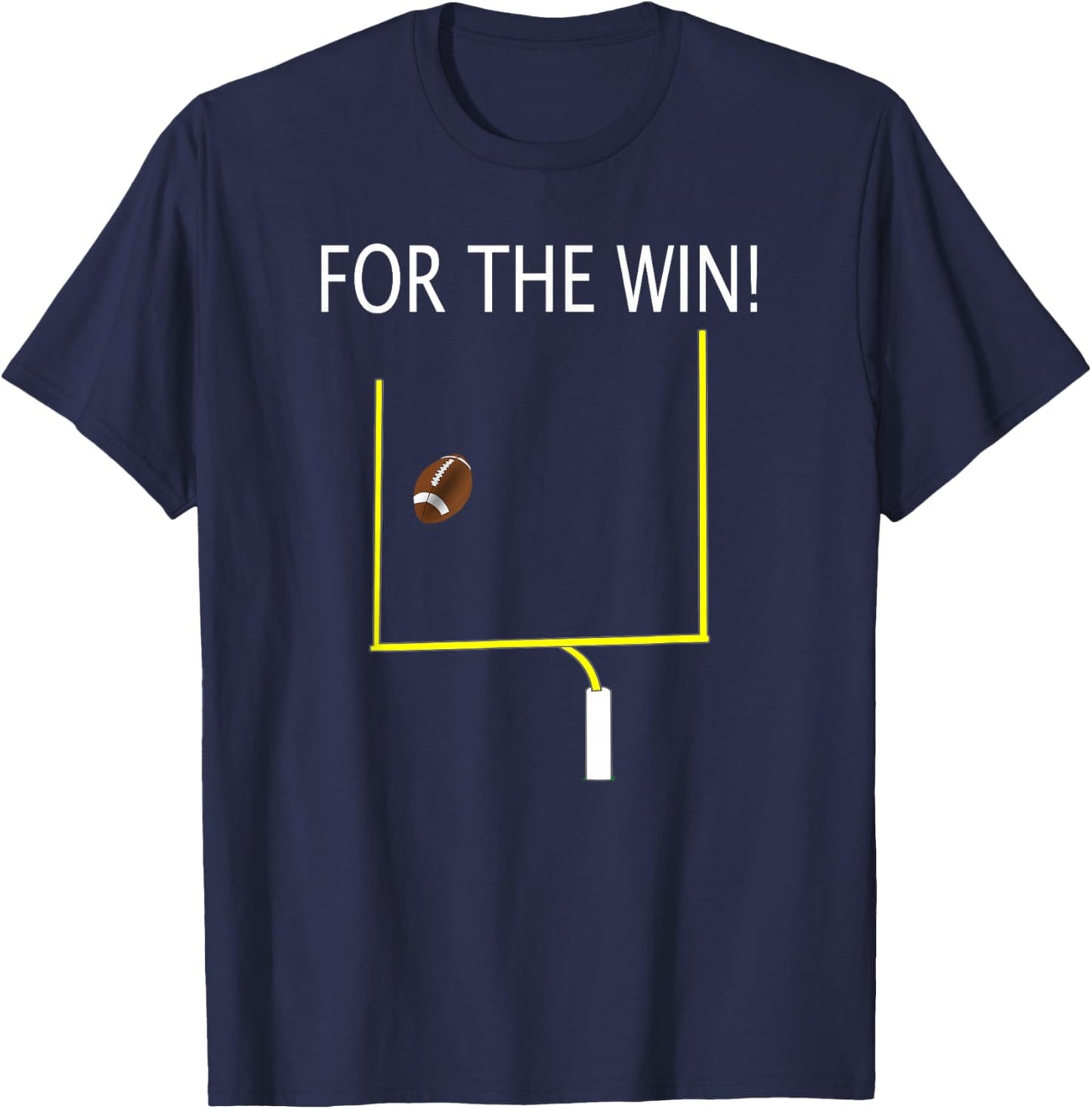 Field Goal Kicker Football Art - Cool Football Fan T-Shirt - T-Shirt | Navy
