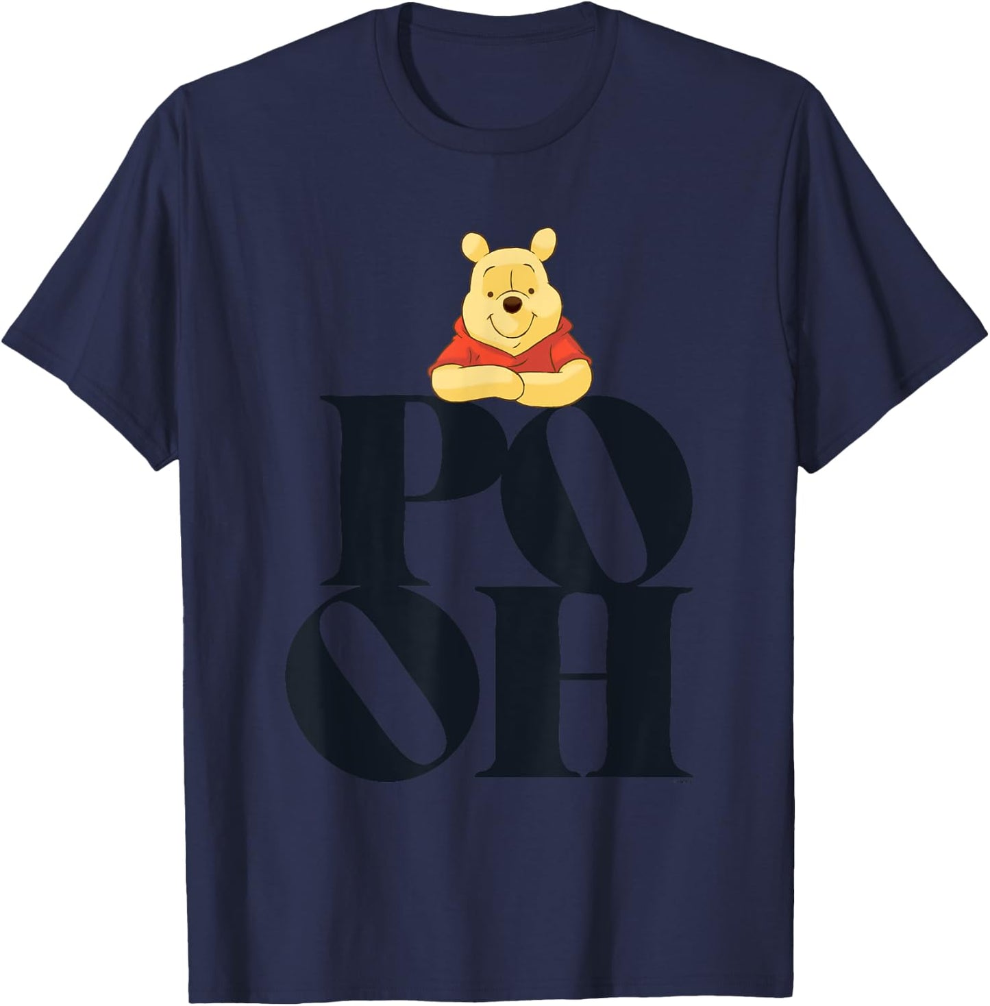 Winnie the Pooh Writing T-Shirt - T-Shirt | Navy