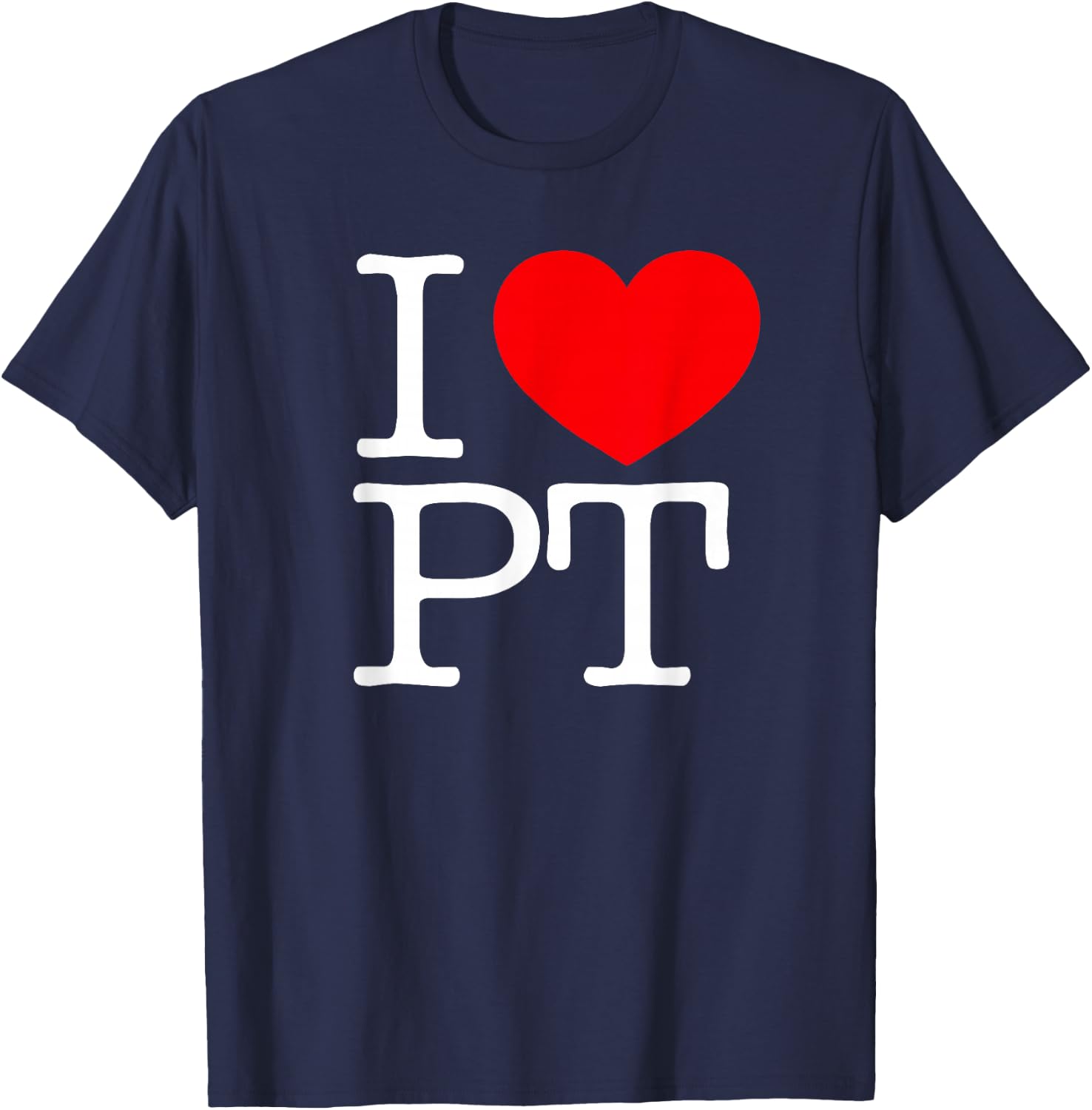 I Love (Heart) PT T-Shirt - T-Shirt | Navy