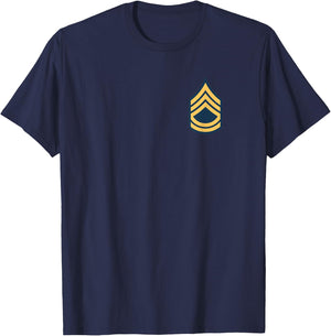 US Army Rank - Sergeant First Class (E-7) - SFC T-Shirt - T-Shirt | Navy