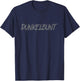 Dark Colourful Black Statement Gothic Sarcasm , black, s T-Shirt - T-Shirt | Navy