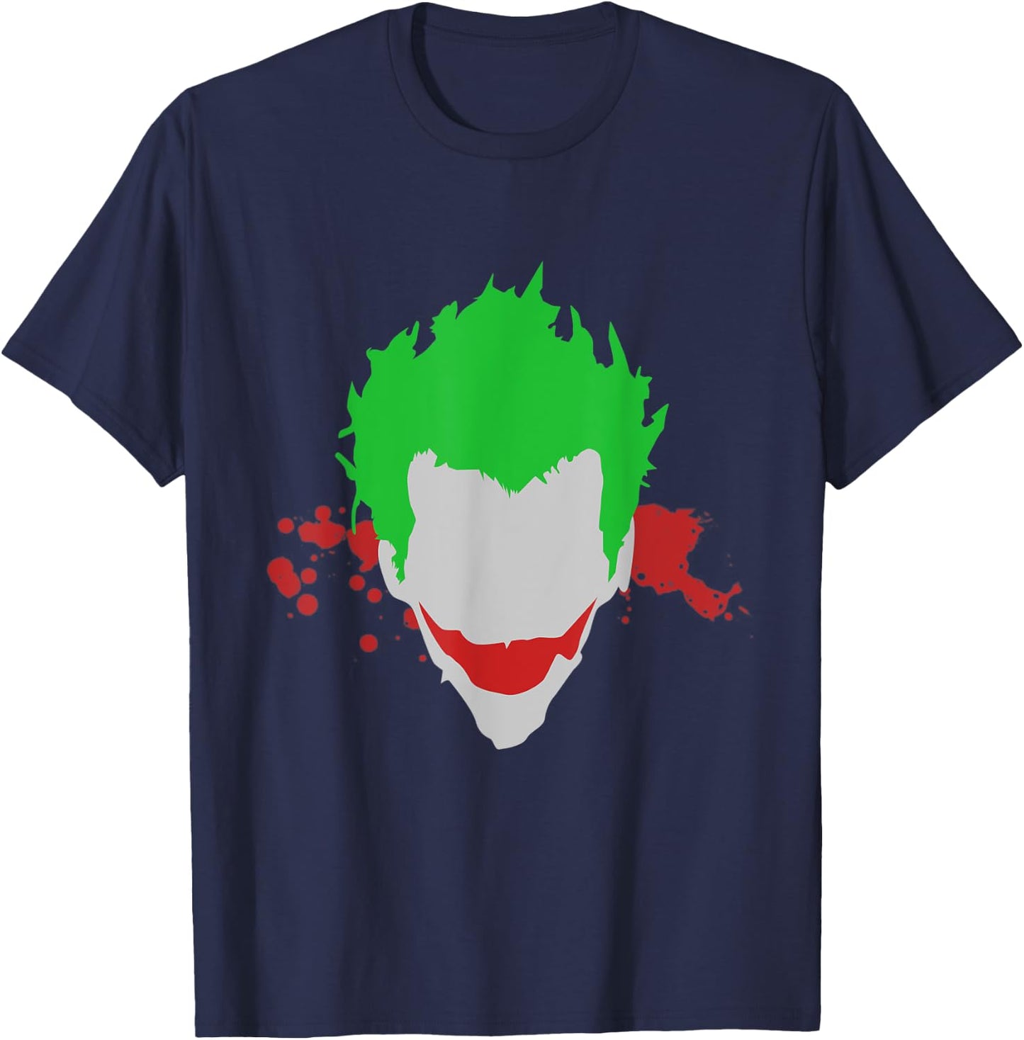 Joker, the, Super Hero, Clown T-Shirt - T-Shirt | Navy