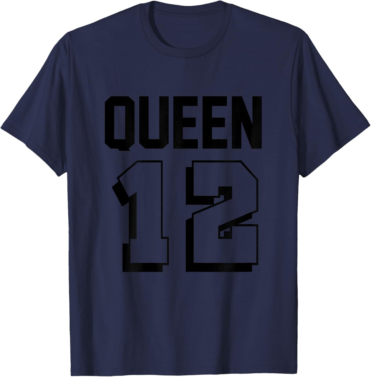 12. Geburtstag Süßes Krone Queen für Mädchen 12 Jahre T-Shirt - T-Shirt | Navy