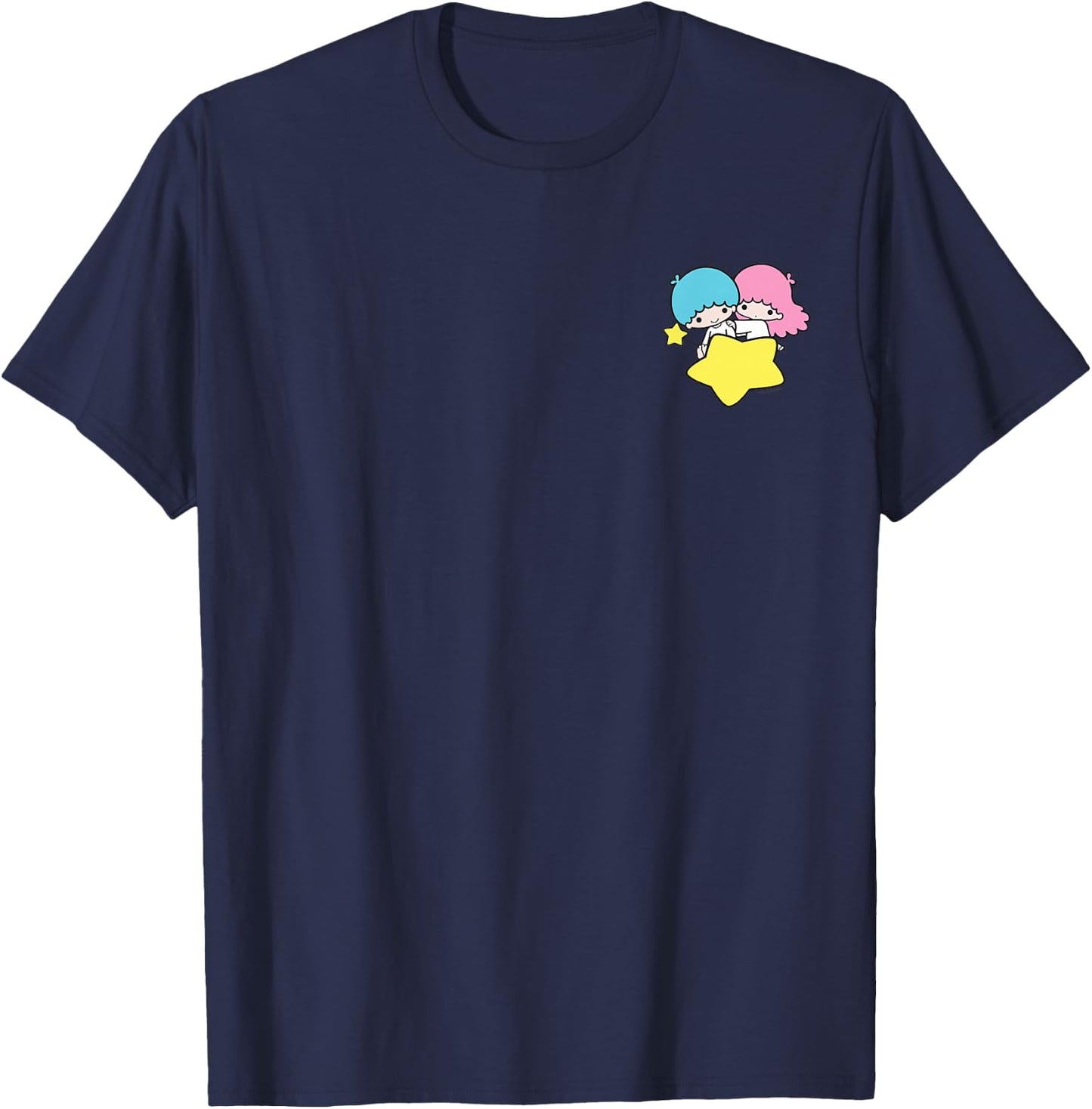 Little Twin Stars Dream Galaxy Pocket T-Shirt - T-Shirt | Navy