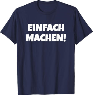 Easy Make Funny , black T-Shirt - T-Shirt | Navy