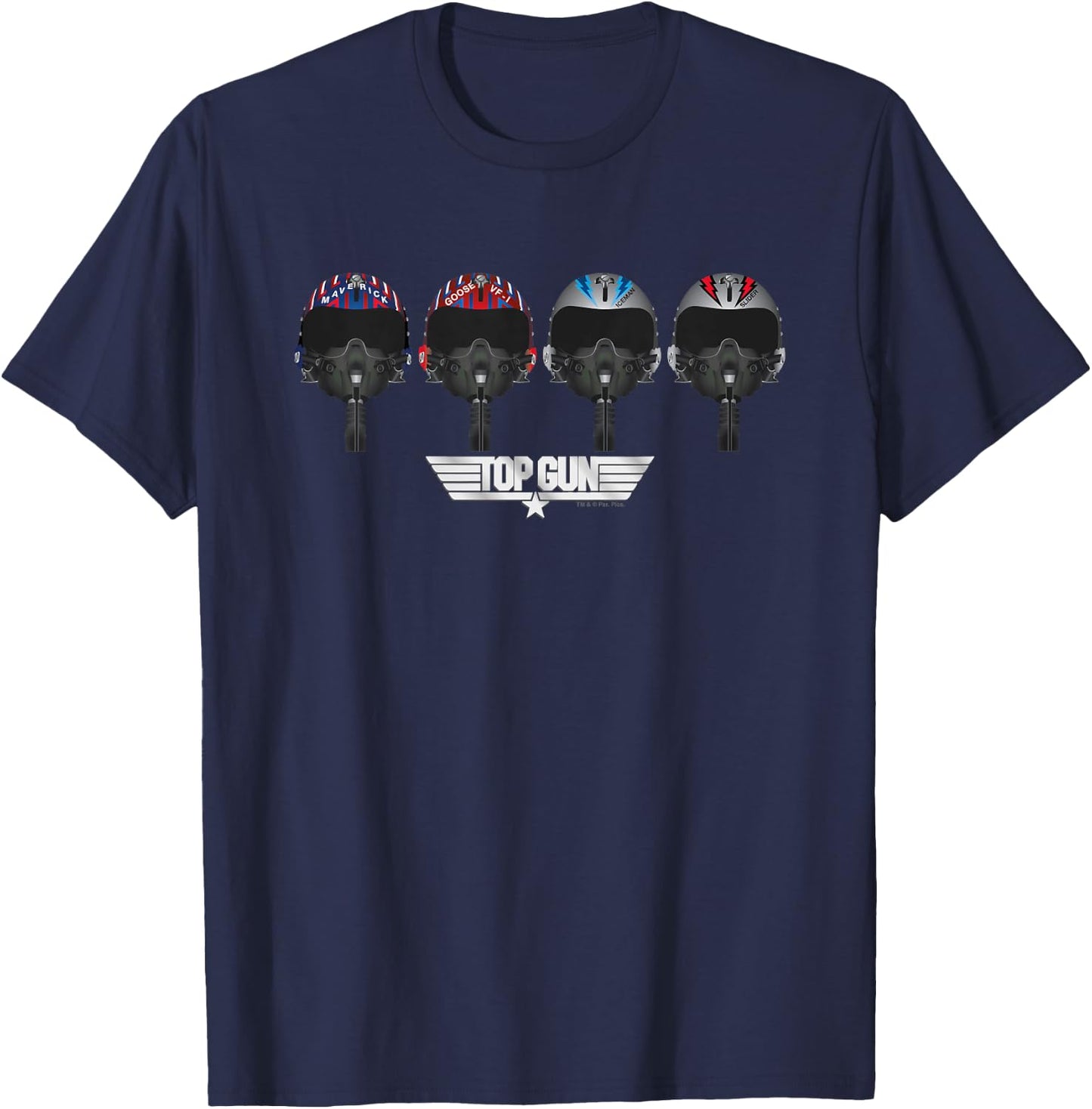 Top Gun Maverick & Co Children's Pilot Helmet , Blue, 2 T-Shirt - T-Shirt | Navy