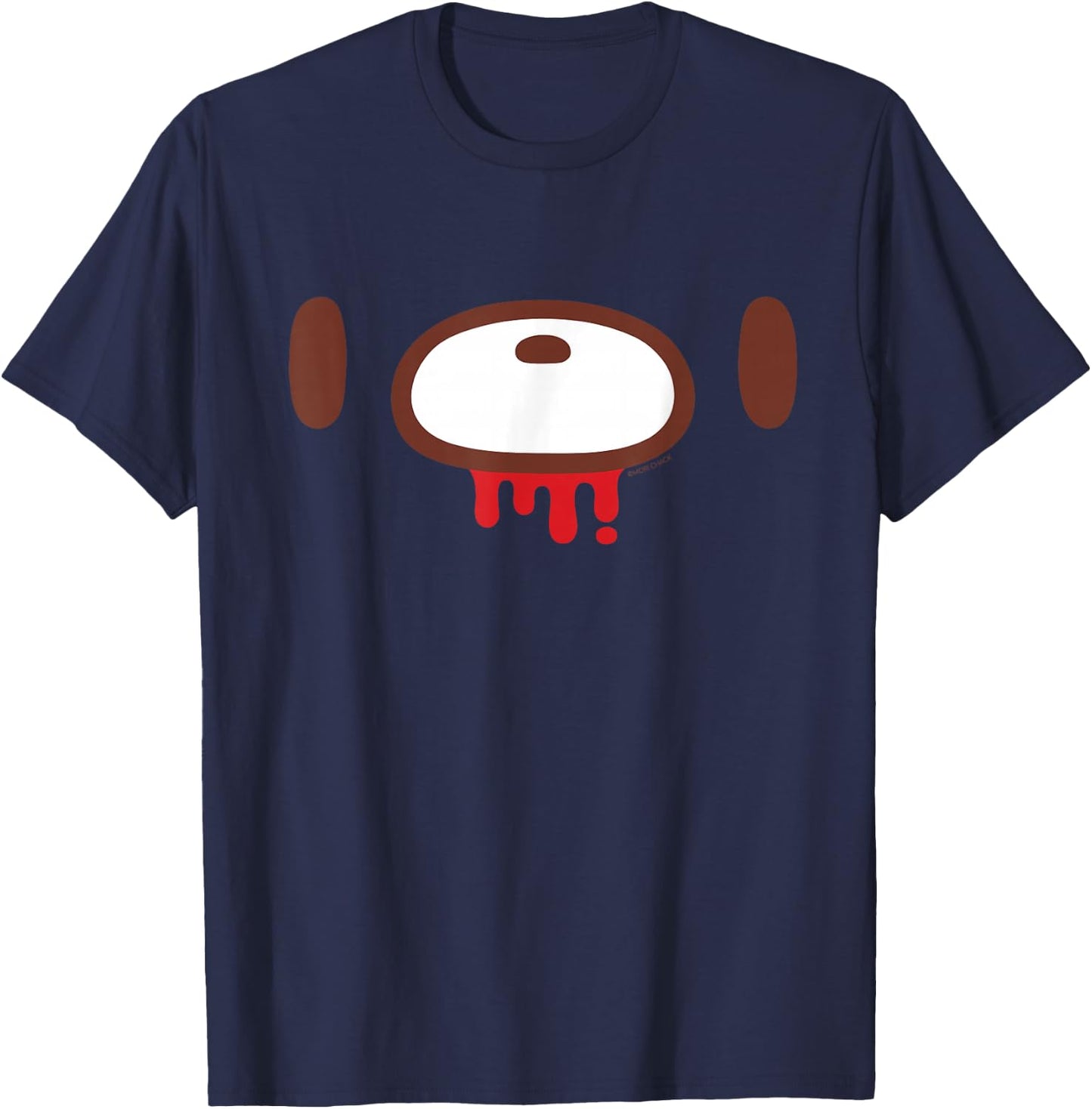 Gloomy Bear The Naughty Grizzly Anime-Manga mit Gesichtsdruck T-Shirt - T-Shirt | Navy