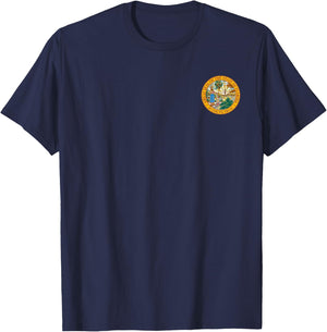 Florida State Seal Flag T-Shirt - T-Shirt | Navy