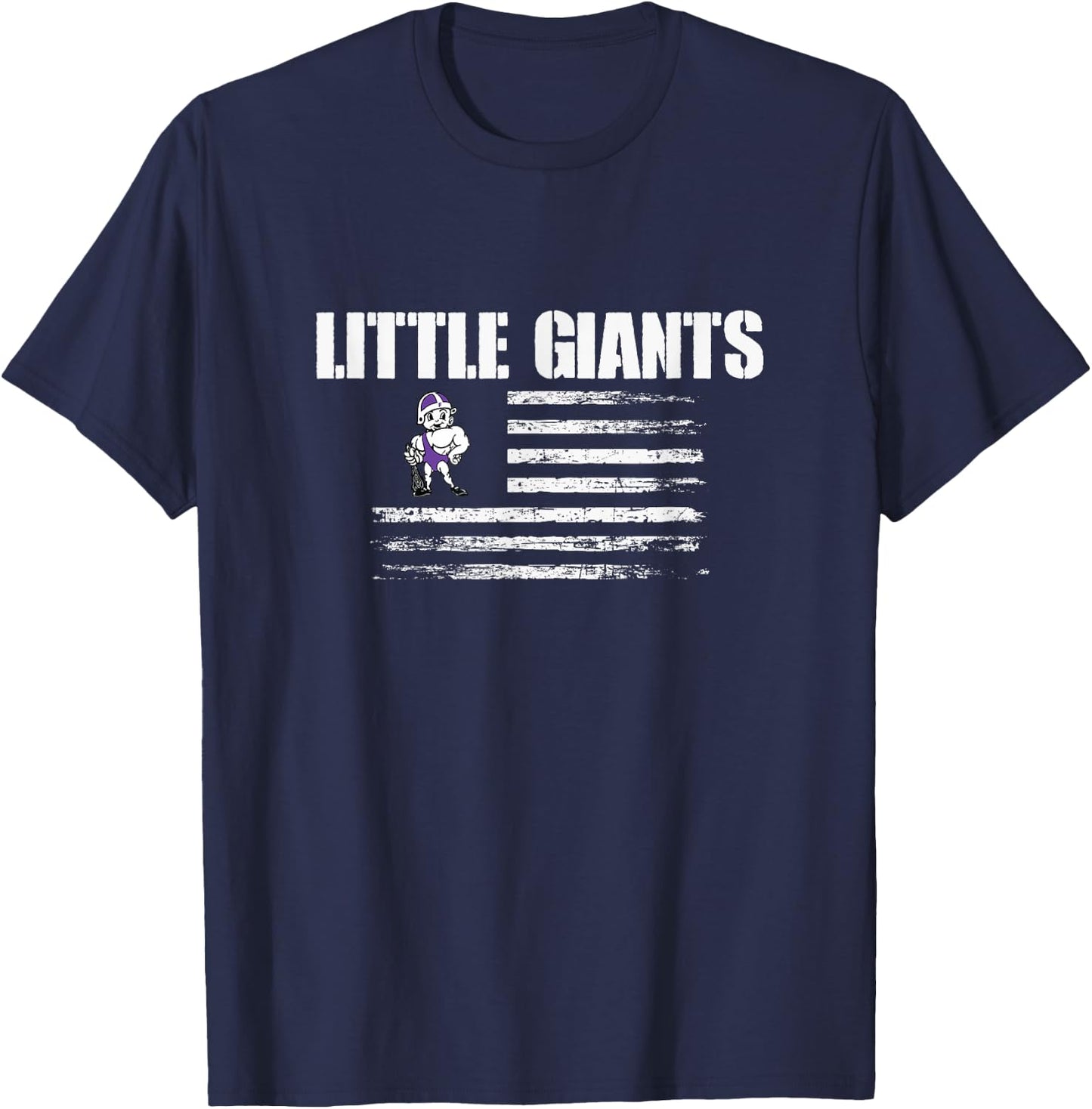 Logo USA Flag Pride HS T-Shirt - T-Shirt | Navy