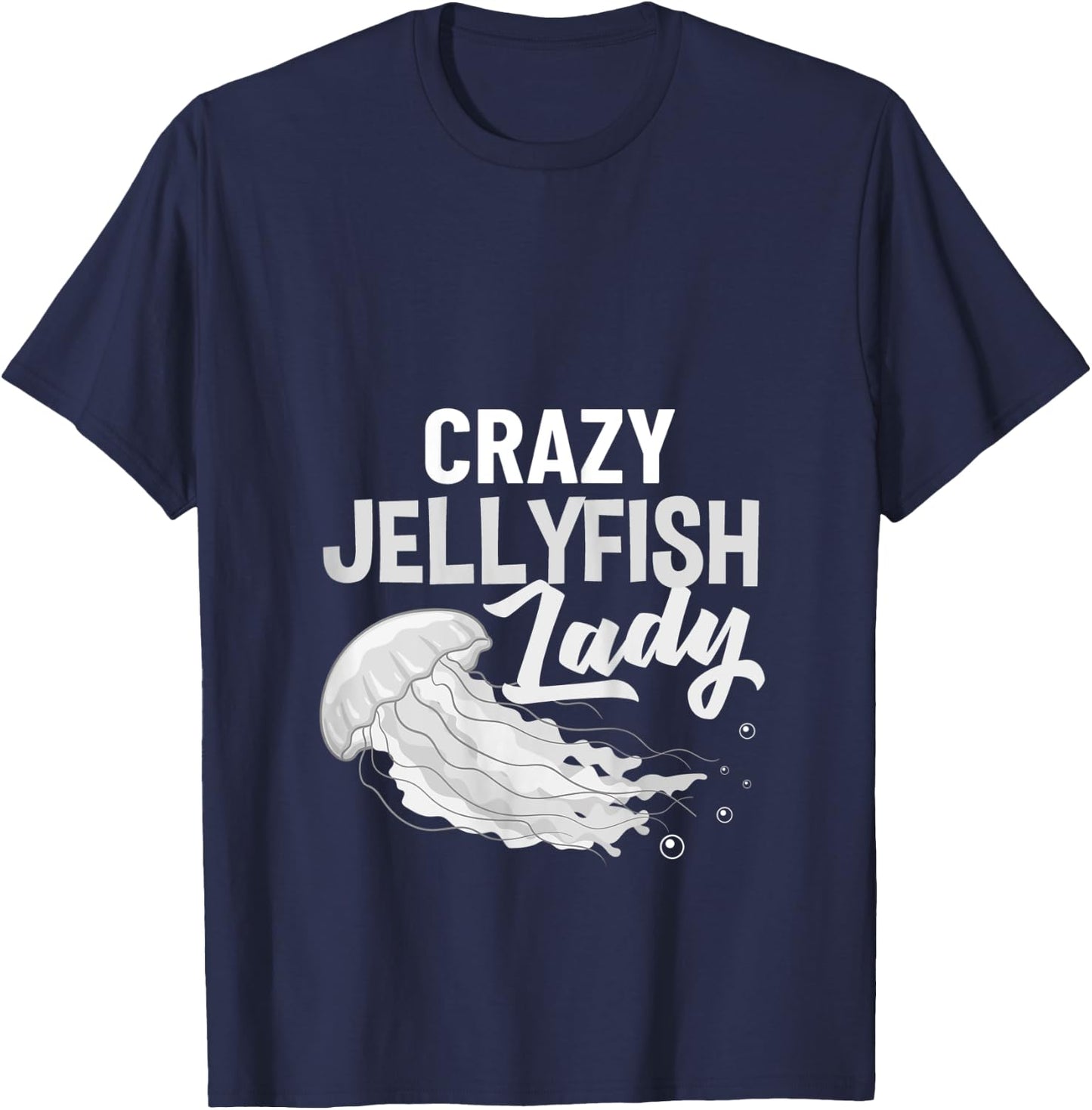 Jellyfish Ocean Animals Aquarium Tank Jelly Fish T-Shirt - T-Shirt | Navy