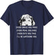 Every snack you make Every meal you bake Sheepadoodle T-Shirt - T-Shirt | Navy