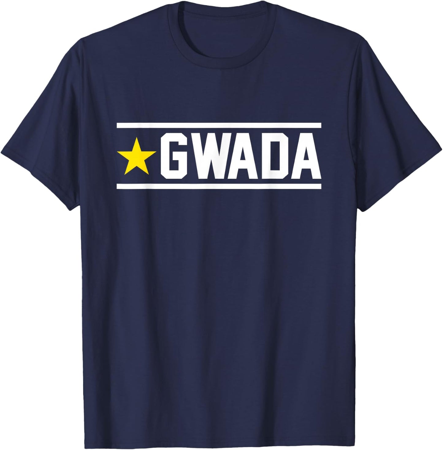Guadeloupe Flag of Guadeloupe Guadeloupe 971 Gwada T-Shirt - T-Shirt | Navy