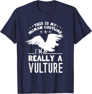 Human Costume Turkey Vulture Bird Vulture Lover Vulture T-Shirt - T-Shirt | Navy