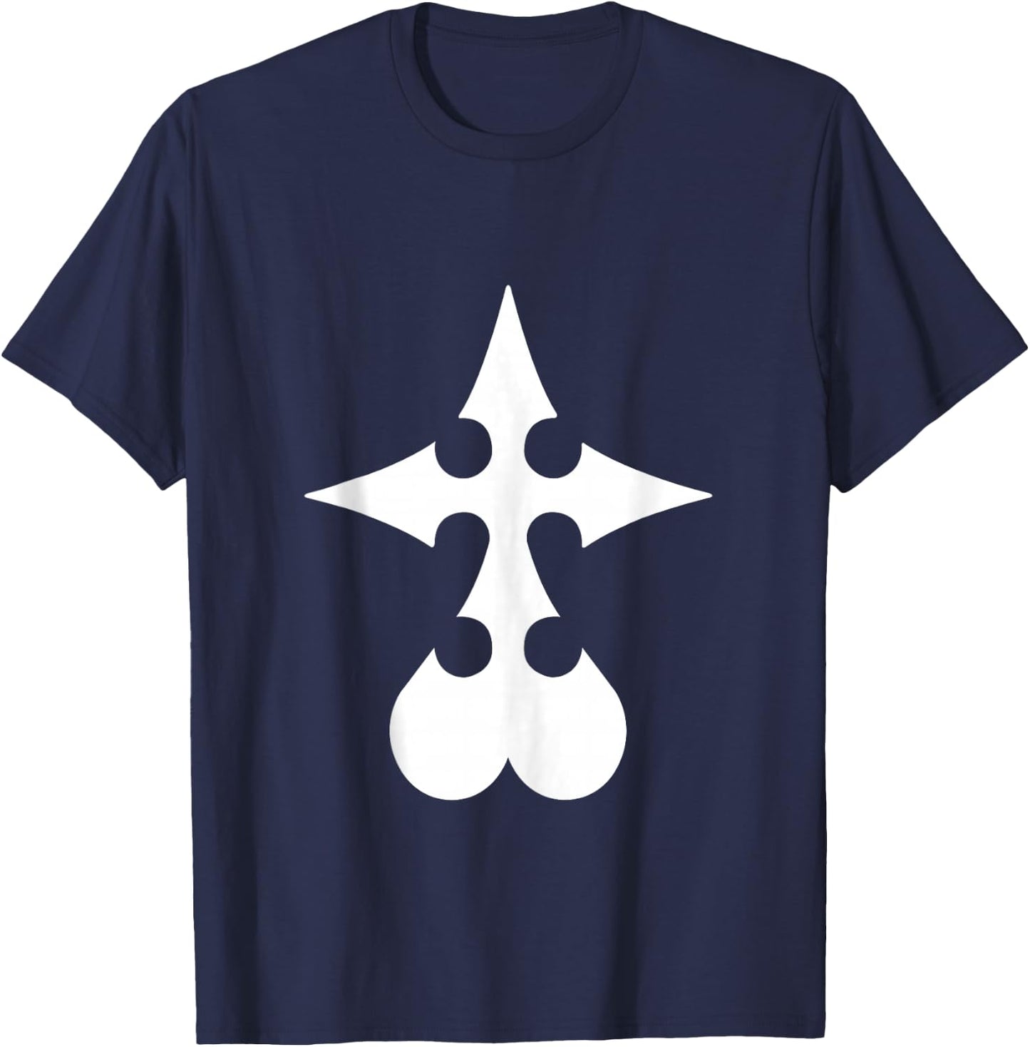 Disney Kingdom Hearts Nobody Symbol T-Shirt - T-Shirt | Navy