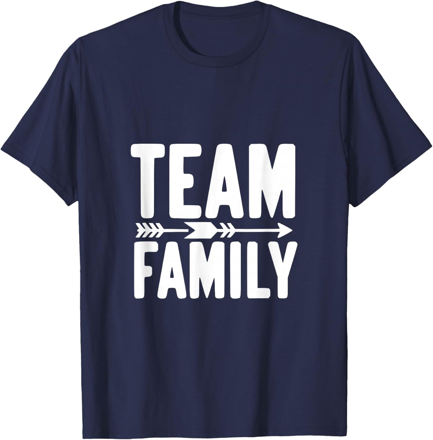 Team Family Forever Together Family Unity , Black, S T-Shirt - T-Shirt | Navy