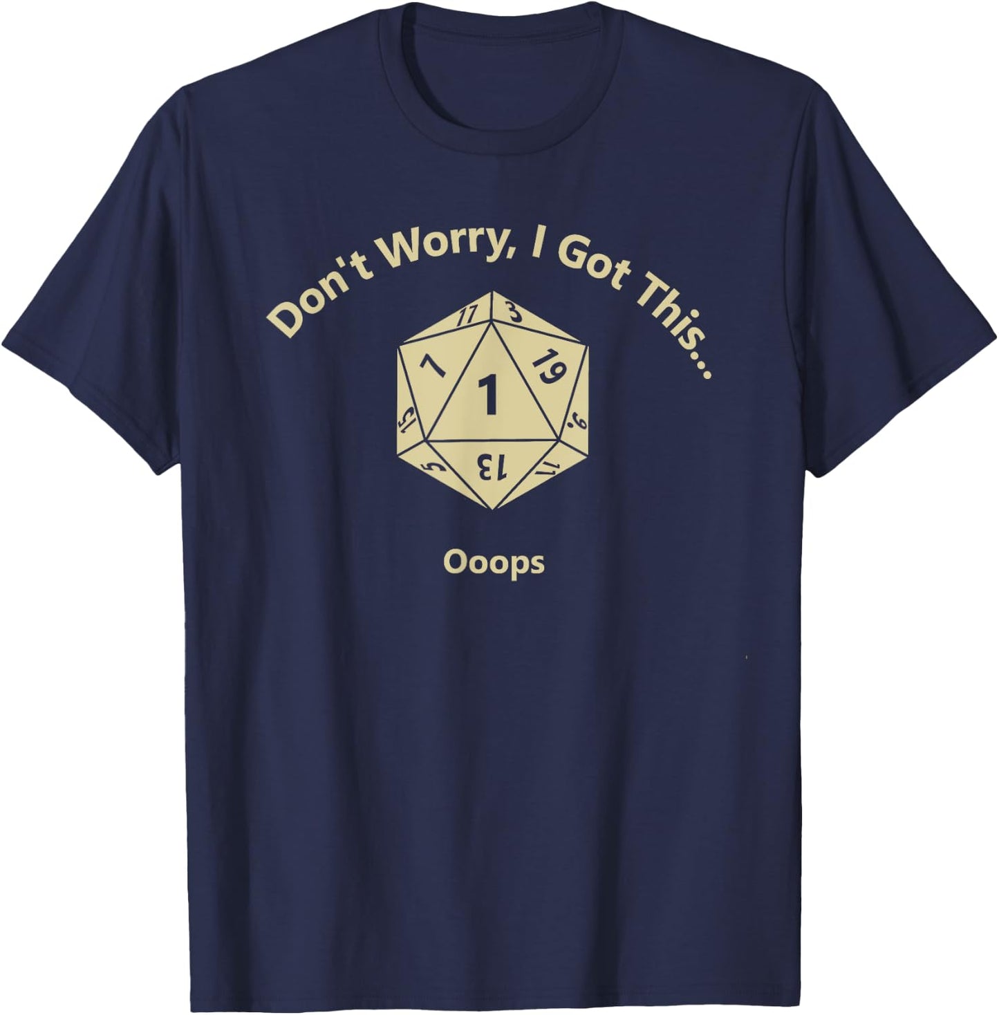 Funny Clumsy Failure 1 Shirt T-Shirt - T-Shirt | Navy