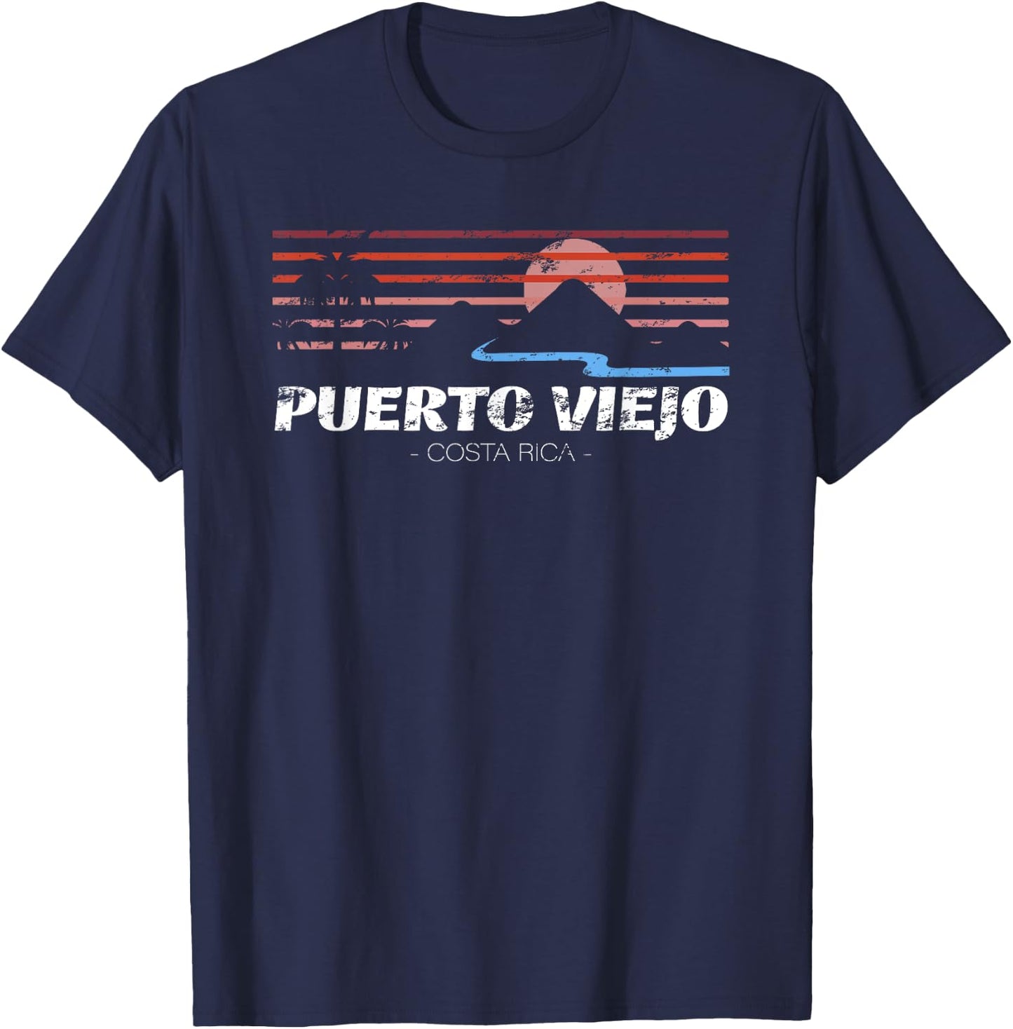 Puerto Viejo Costa Rica T-Shirt - T-Shirt | Navy