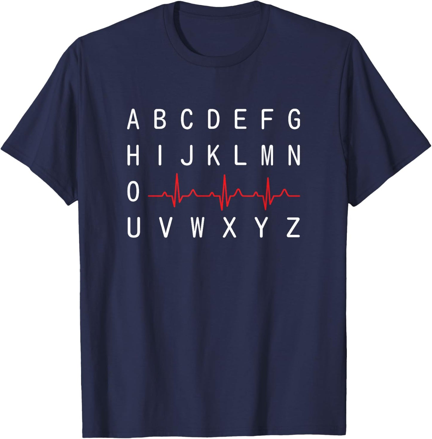 PQRST Nurse Shirt Nursing Student Gift T-Shirt - T-Shirt | Navy