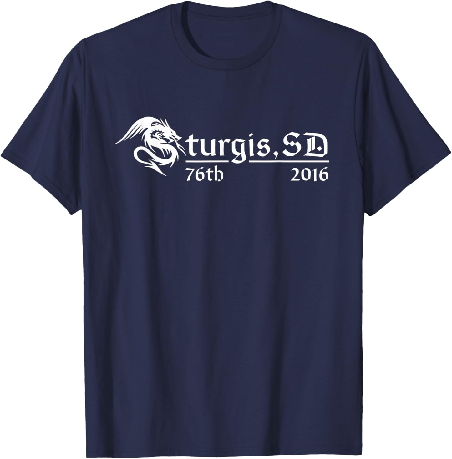 Sturgis, SD Shirt - Motorcycle Shirt - 2016 Sturgis, SD T-Shirt - T-Shirt | Navy