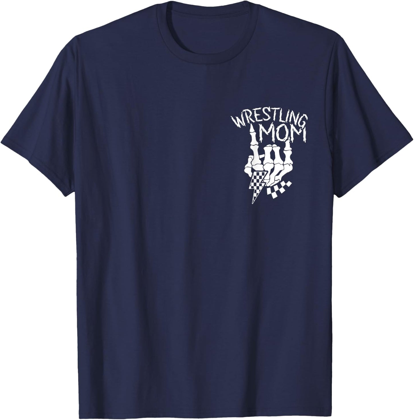 Somebody's Feral Wrestling Mom Funny Mother's Day T-Shirt - T-Shirt | Navy
