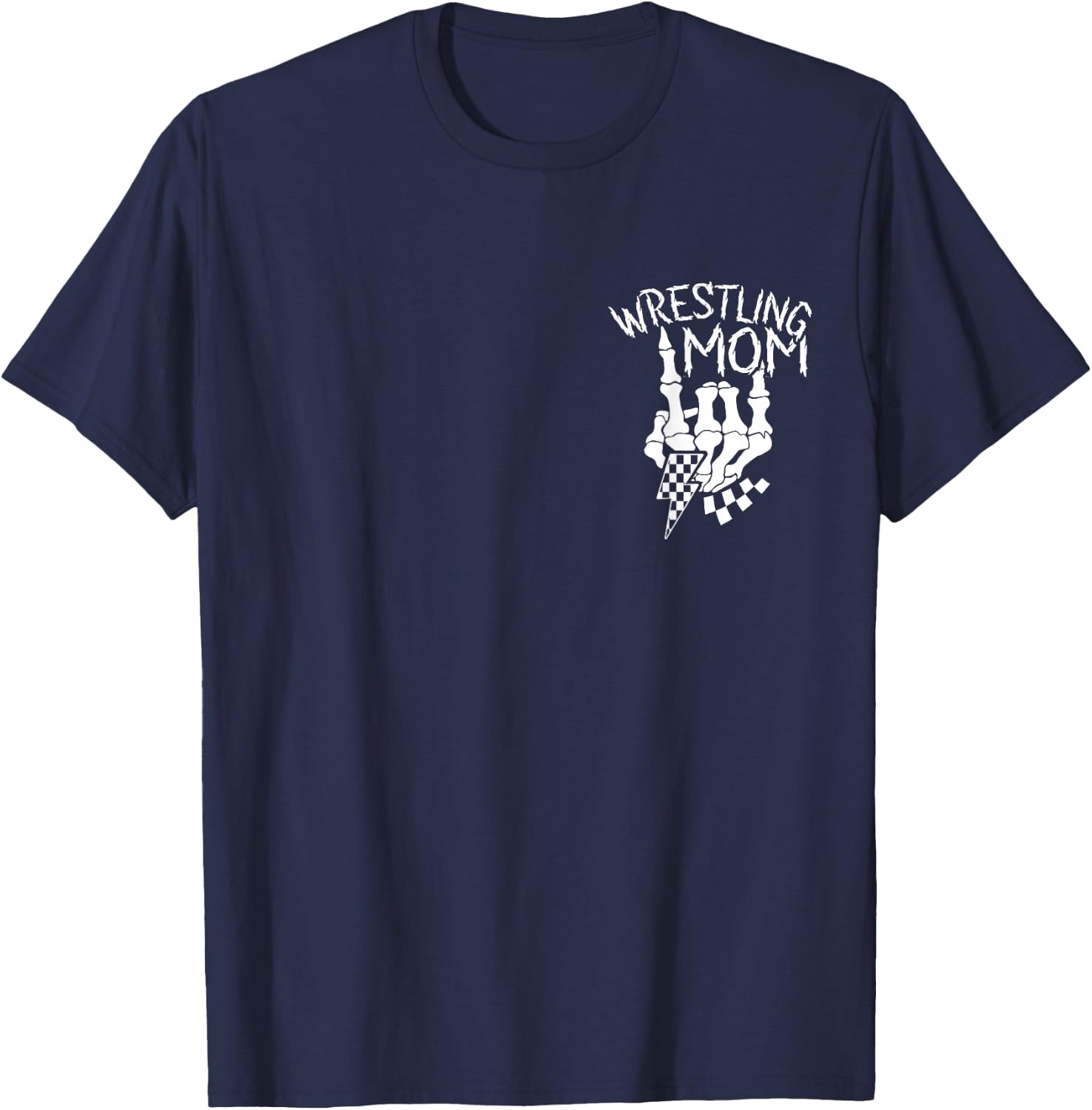 Somebody's Feral Wrestling Mom Funny Mother's Day T-Shirt - T-Shirt | Navy