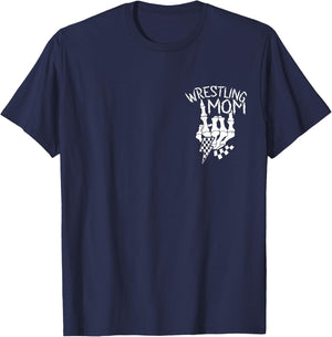 Somebody's Feral Wrestling Mom Funny Mother's Day T-Shirt - T-Shirt | Navy