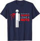 Funny And That's Why You Always Leave A Note T-Shirt - T-Shirt | Navy