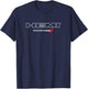 Dodge HEMI Light Wordmark Logo , Black, S T-Shirt - T-Shirt | Navy